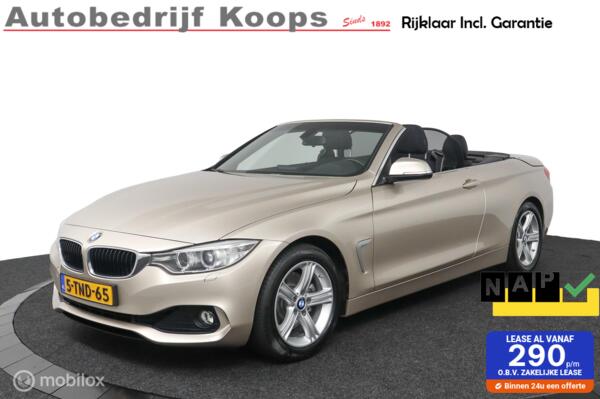 BMW 4-serie Cabriolet  428i Aut-8 245 Pk | Navi-full map | Windscherm | elektr. Trekhaak | Clima 2 Zones | Orig. NL Auto | DEALER-STAAT