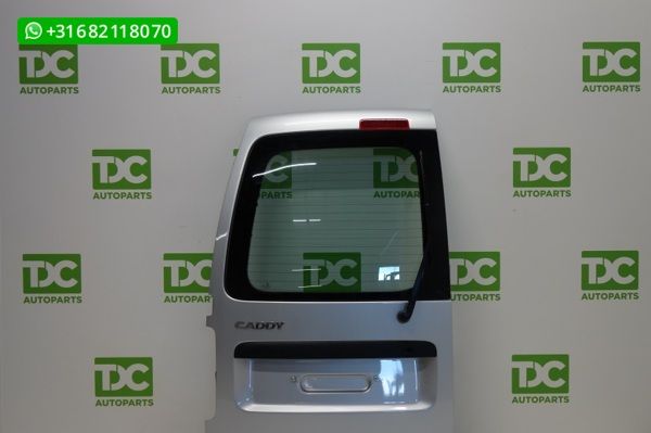 VW Caddy ('15-'19) Achterdeur links met ruit zilvergrijs