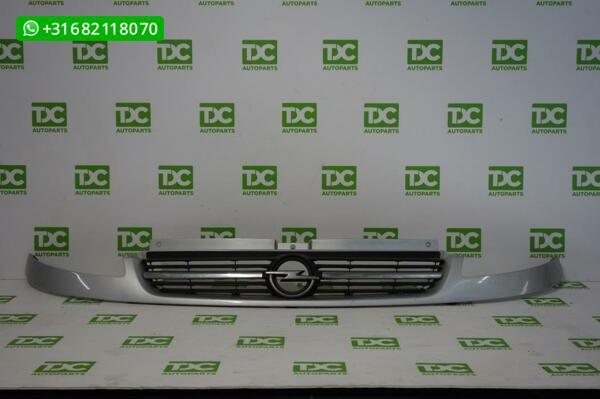 Opel Vivaro bestel A ('01-'14) Grille zilvergrijs 8200044873
