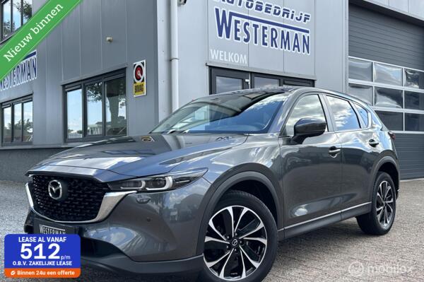 Mazda CX-5 2.0 SkyActiv-G 165Pk Aut Nieuw model Stoel-/stuurverwarming 360°Cam Carplay 19"Lmv etc.