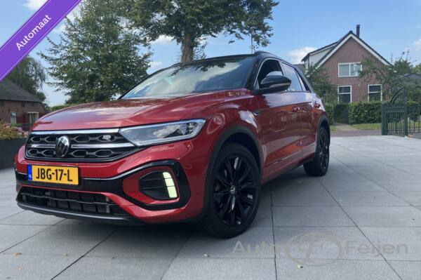 Volkswagen T-Roc 1.5 TSI DSG R-LINE BUSUNESS VIRTUAL COKPIT , ADATIVE CRUISE CONTROLE , NAVIGATIE  , APPEL CARPLY , LANE ASSIST , STUUR EN STOEL VERWARMING , SIDE ASSIST , BICOLER , CAMERA , PDC , KEYLES ENTRY , LICHTMETAAL 18 INCH , IQ-LIGHT .