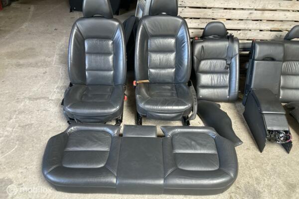 Bekleding set zwart leder Volvo V70 III ('07-'17)