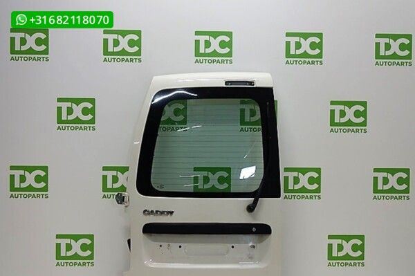 Volkswagen Caddy ('03-'10) Achterdeur links wit met ruit