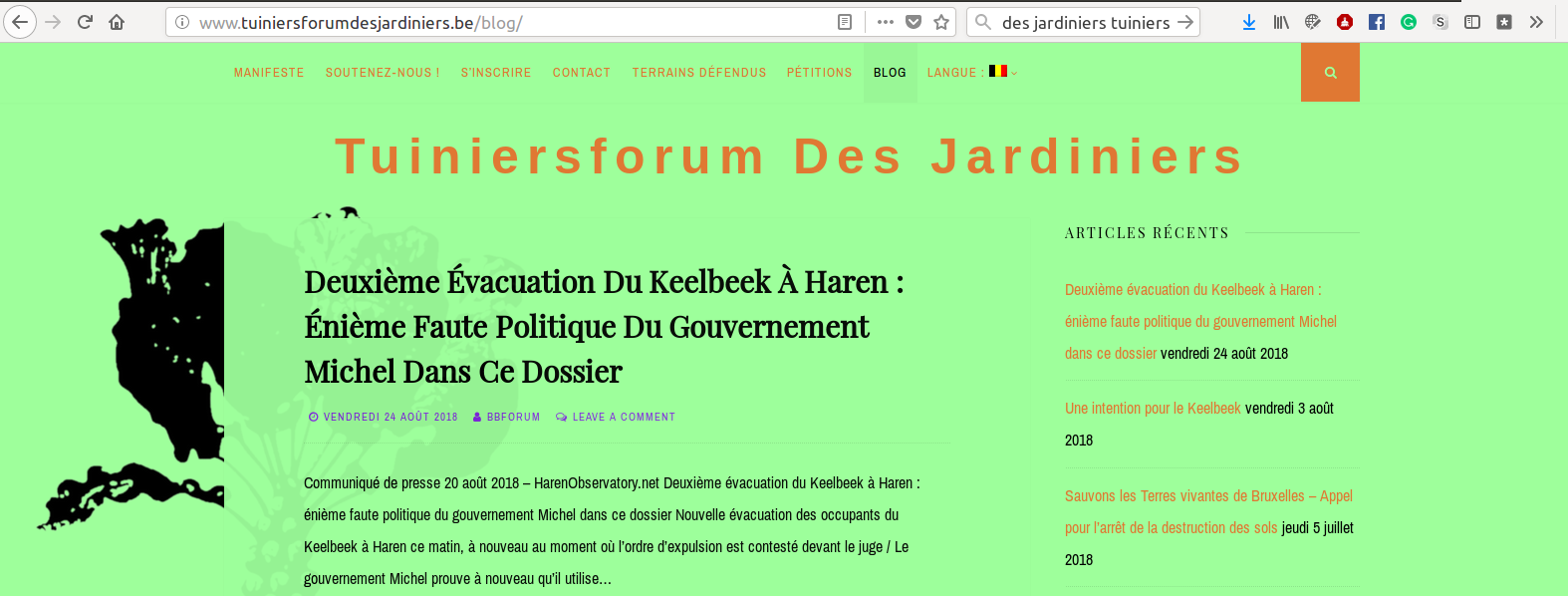 Forum des jardiniers - Tuiniersforum