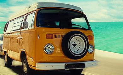 Freiheit put mit dem VW Bulli