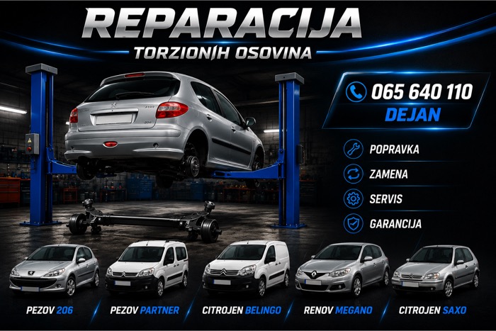 Reparacija torzionih osovina