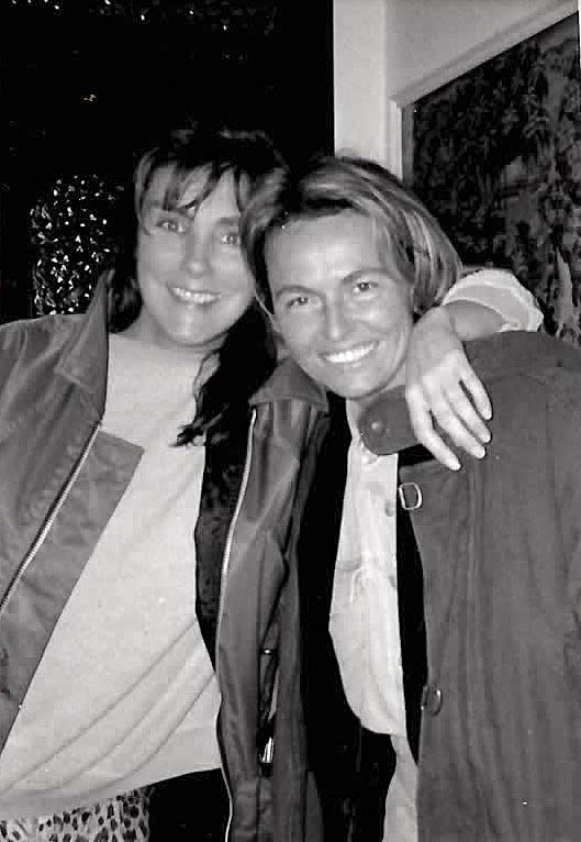 Laura Branigan with Daniela Scaramuzza
