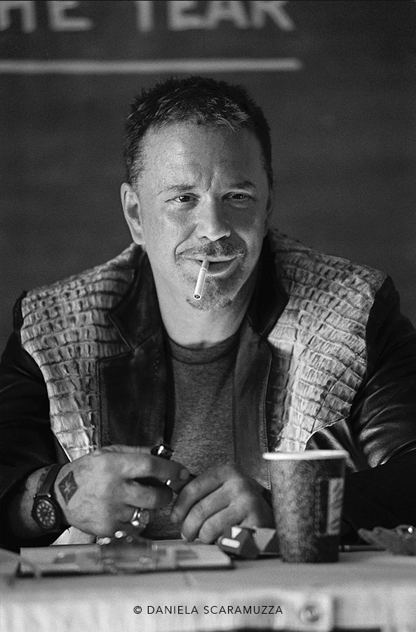 Mickey Rourke portrait by Daniela Scaramuzza