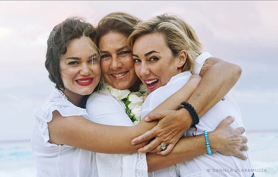 Romina Power with daughters Romina Carrisi e Cristel Carrisi