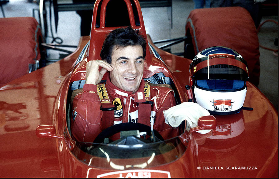 Jean Alesi photo by Daniela Scaramuzza
