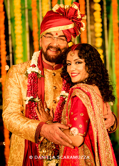 Kabir Bedi and Parveen Dusanj photo by Daniela Scaramuzza