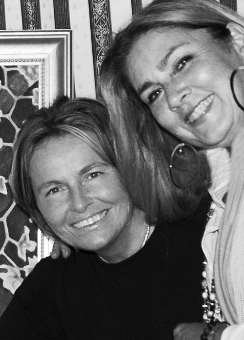 Singer Romina Power with photographer Daniela Scaramuzza