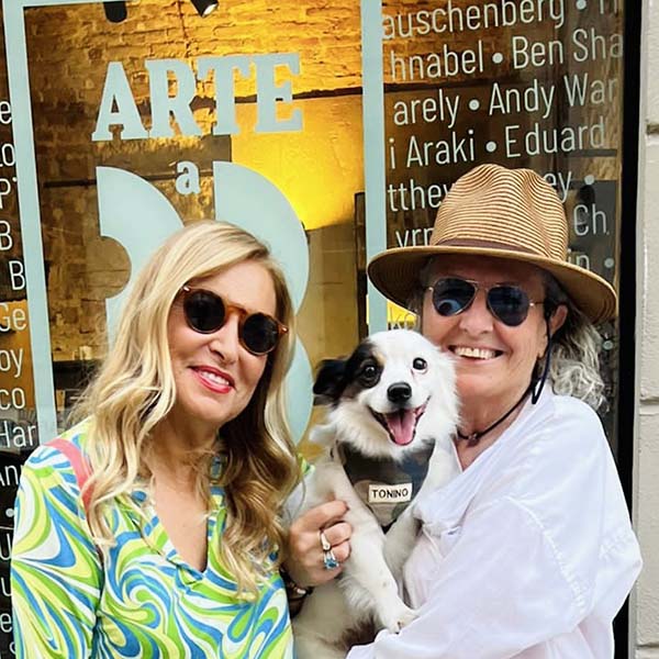 Daniela Scaramuzza with Grazia Di Michele