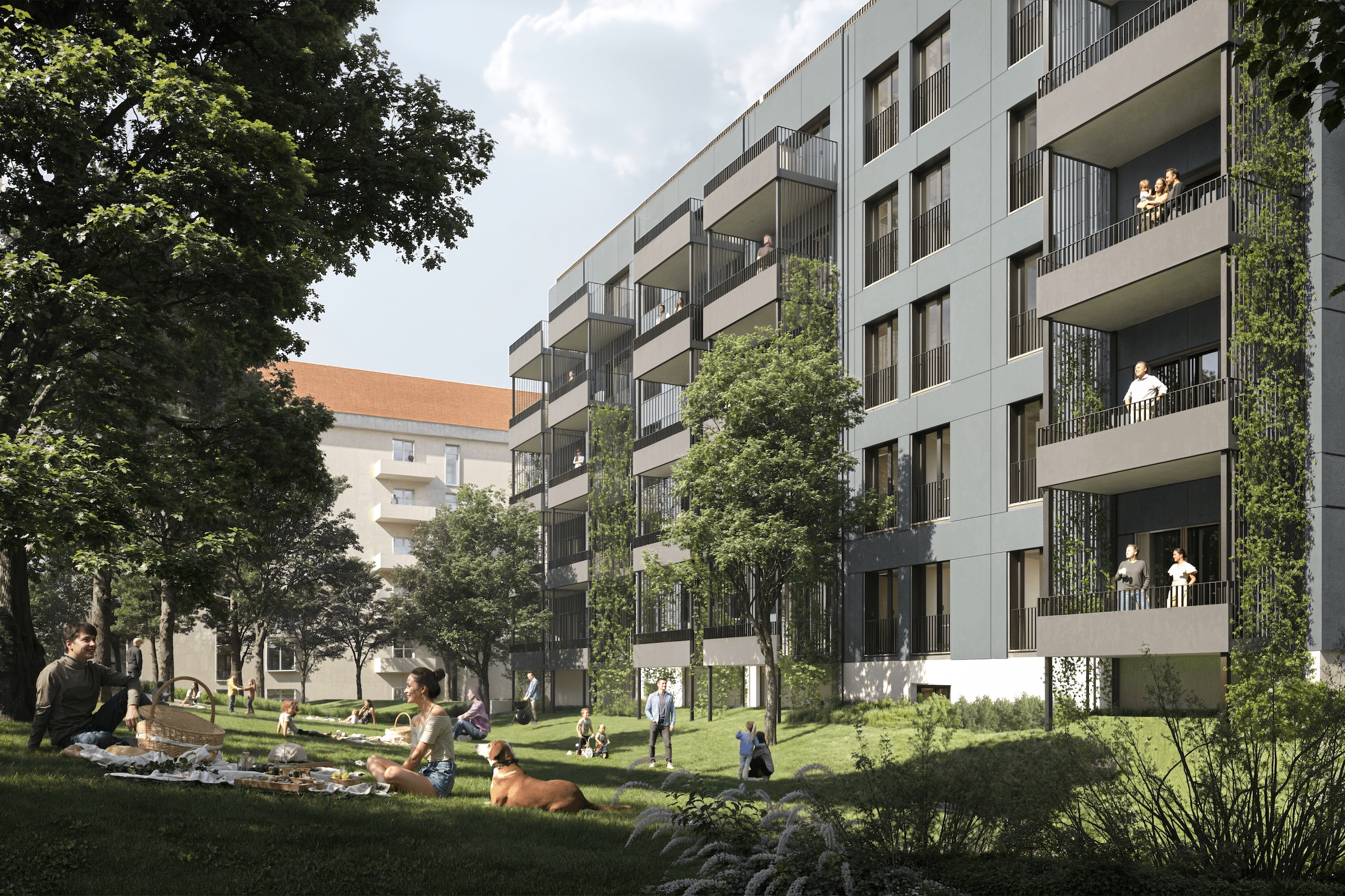 Nachverdichtung in Berlin Hildegardstraße