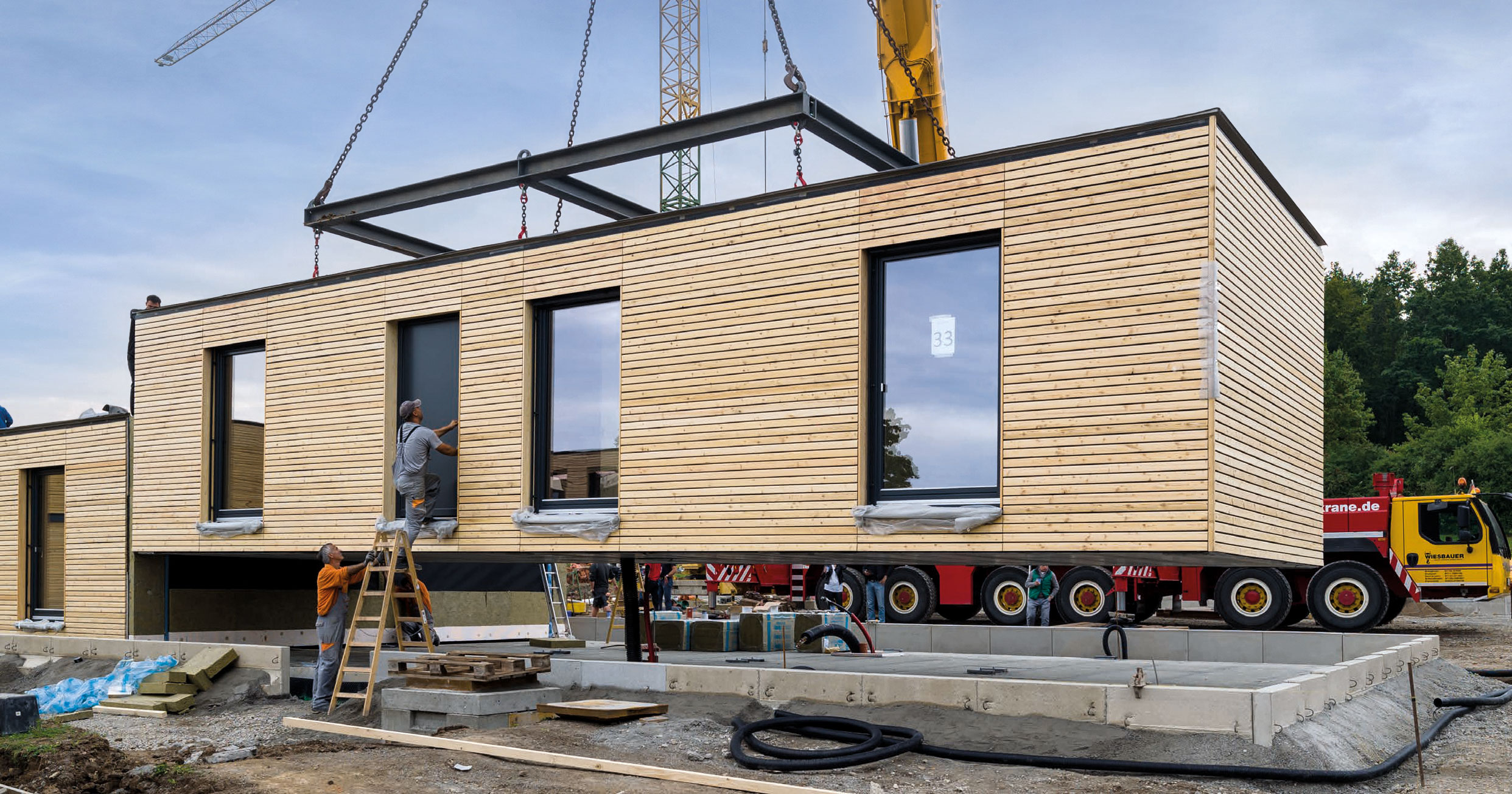 Eine Wohneinheit wird im Baukastensystem aufgebaut | © Zooey Braun 