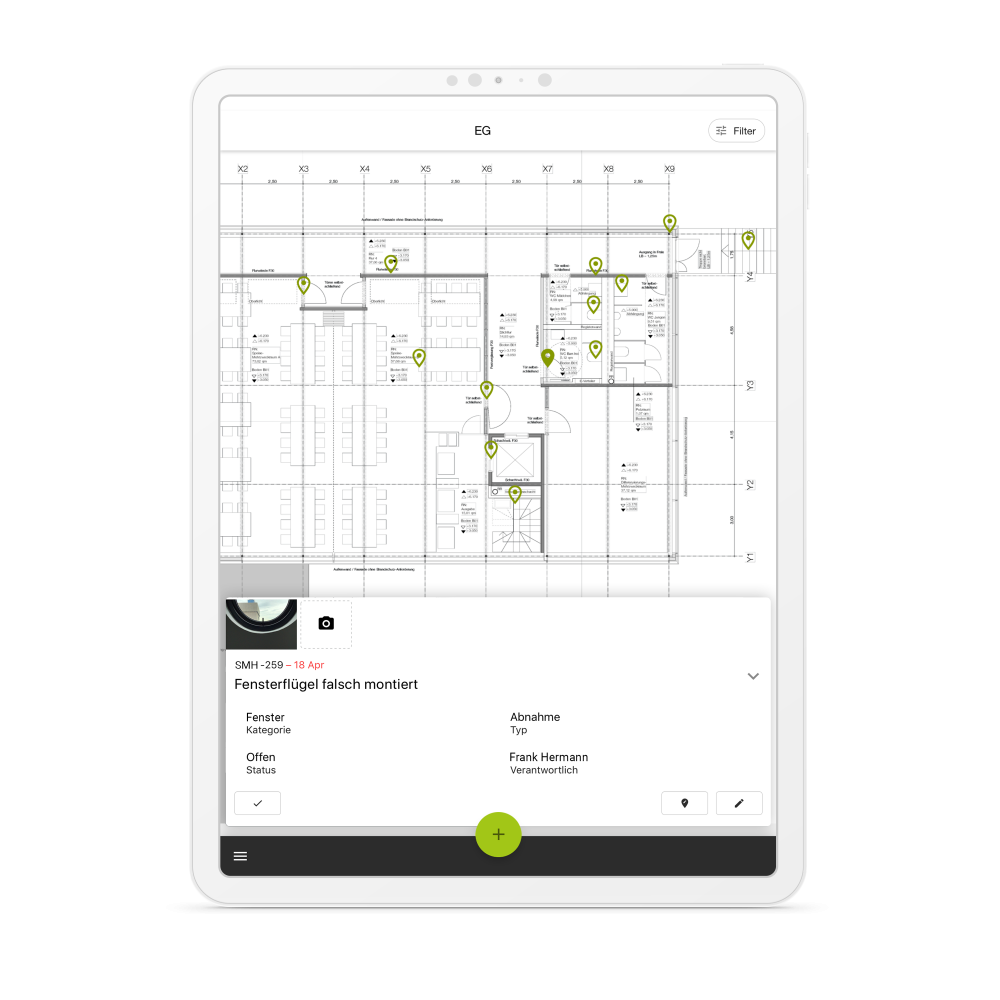 Bildschirm Bausoftware