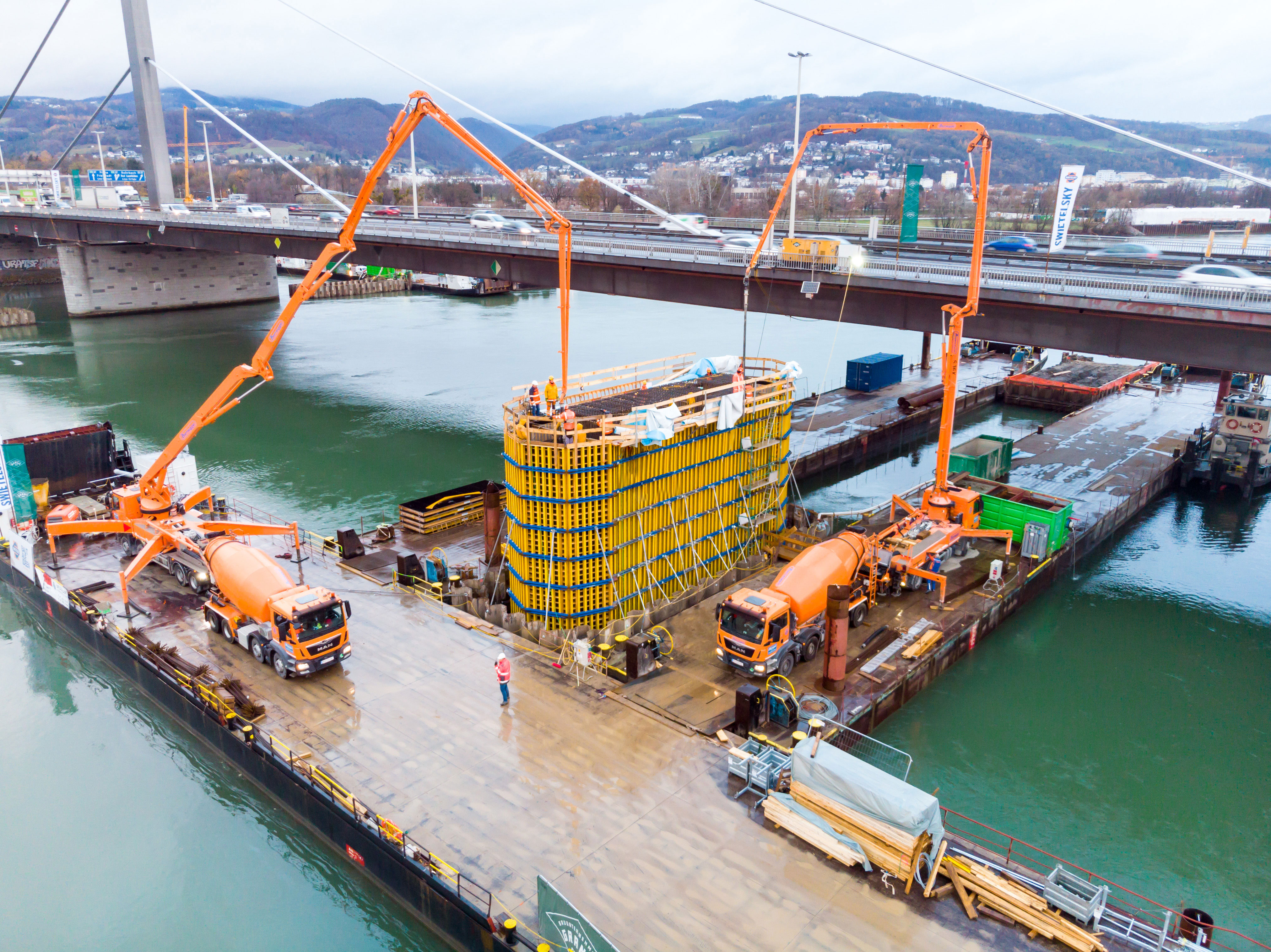 Voestbrücke Doka a3bau