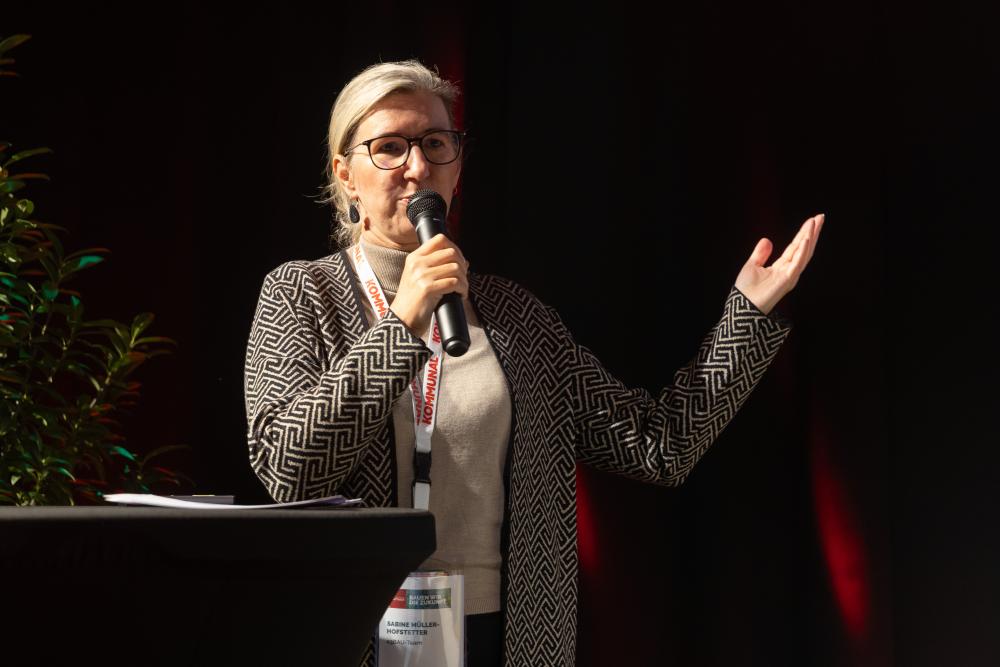 Sabine Müller Hofstetter auf den Österreichischen Bautagen 2025