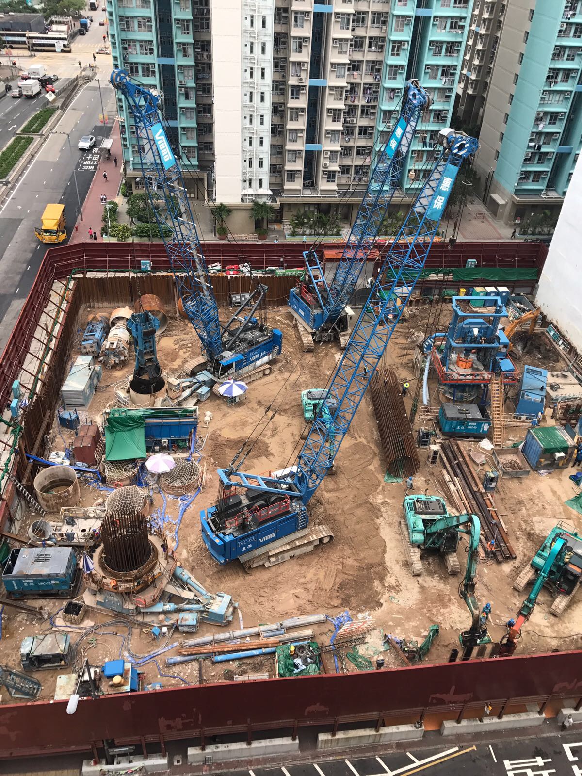 Liebherr Hydroseilbagger Hongkong