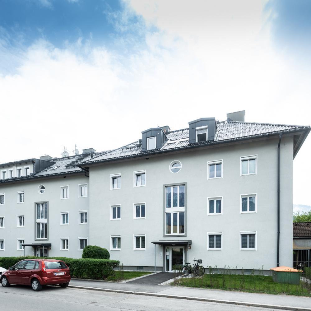 Wohnblock saniert