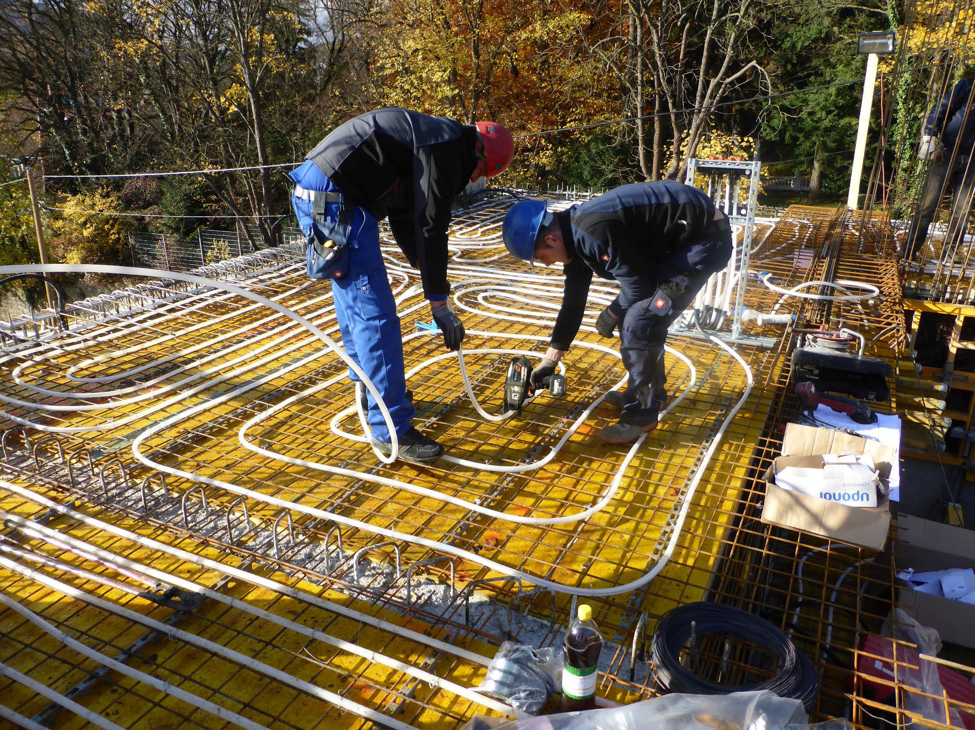 Bauteilaktivierung Purkersdorf a3bau