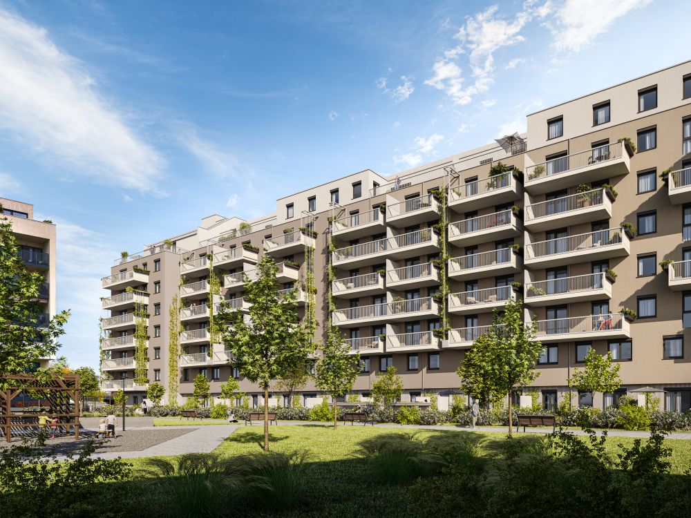 REndering von Wohnbau