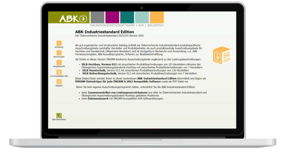 Screenshot Österreichischer Industriestandort