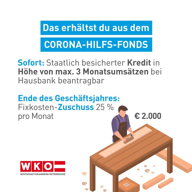Corona Hilfsfonds Tischler
