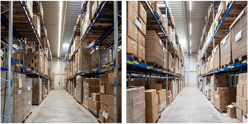 Vorher nachher Lichtverhältnisse