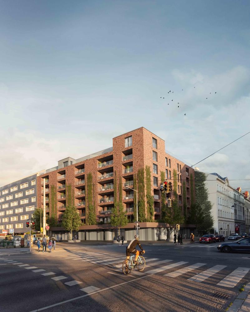 Visualisierung Linke Wienzeile ARE Wohnen am Wienfluss