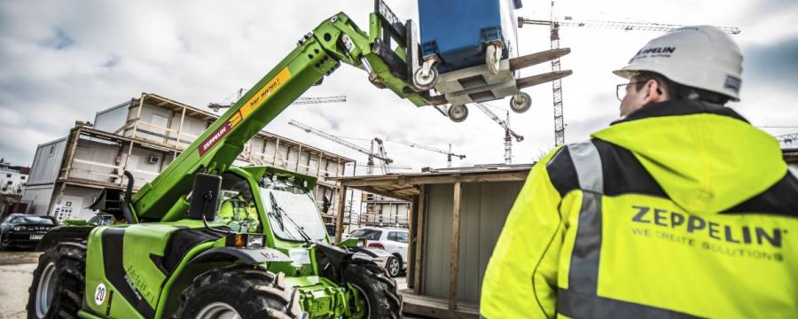 Zeppelin Rental Baumaschinen Logistik
