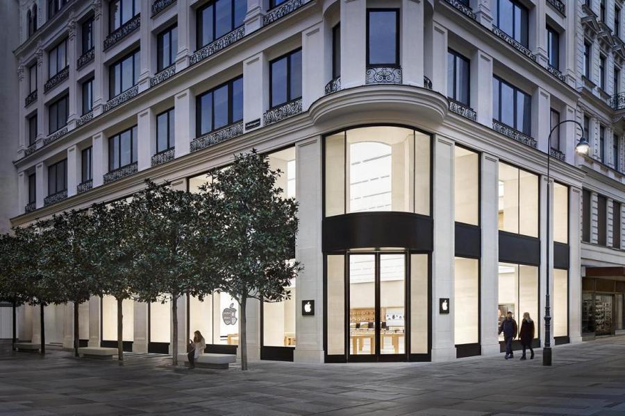 Achitektur Apple Store Wien
