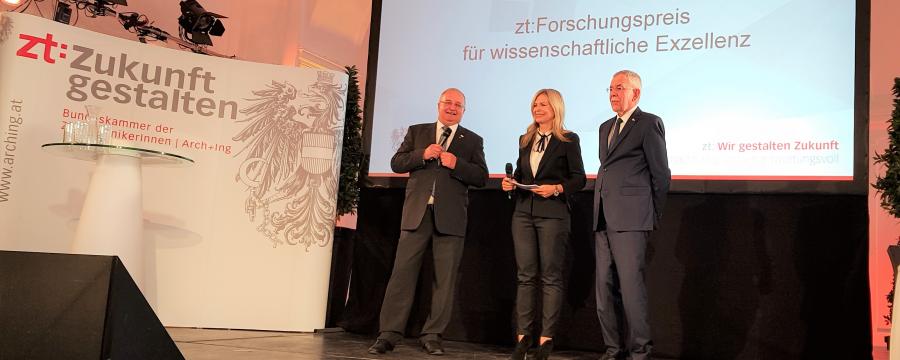 Preisverleihung Forschungspreis a3bau