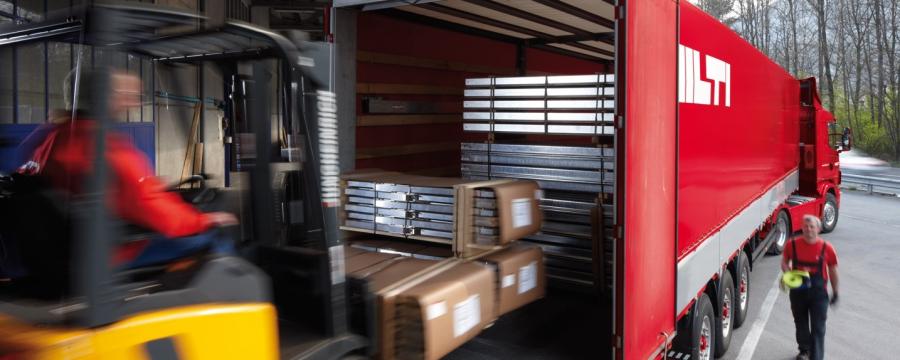 Baustellenlogistik Hilti a3bau
