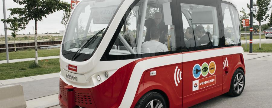 autonome E-Busse Aspern a3bau