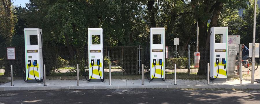 Zapfsäulen für erneuerbare Energie