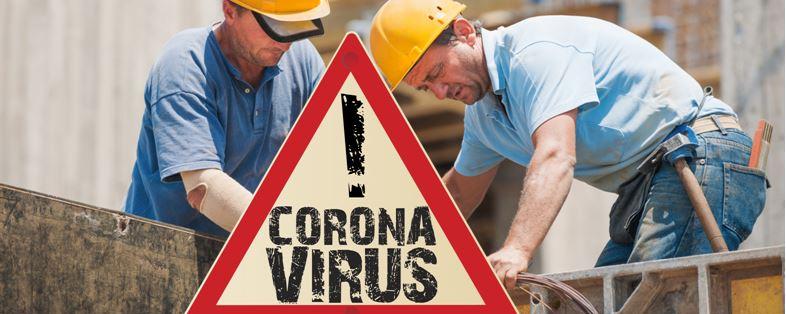 Coronavirus Baustelle a3bau