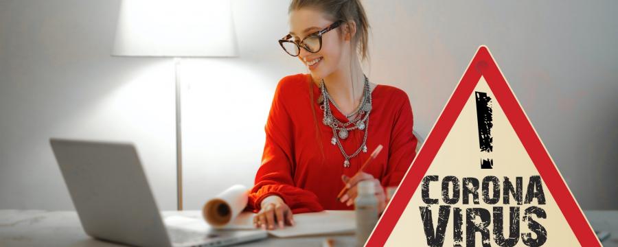 Viele arbeiten wegen Corona im Home Office