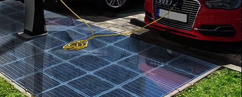 Platio Solarstrom Bodenplatten