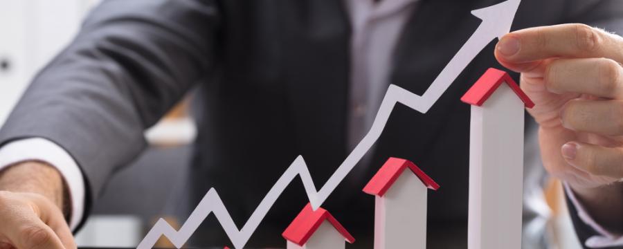 Immobilienentwicklung zeigt nach oben