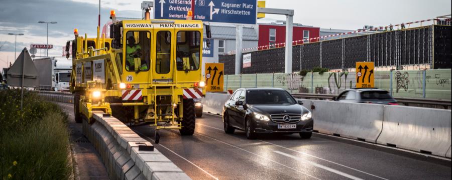 Baustelle Autobahn