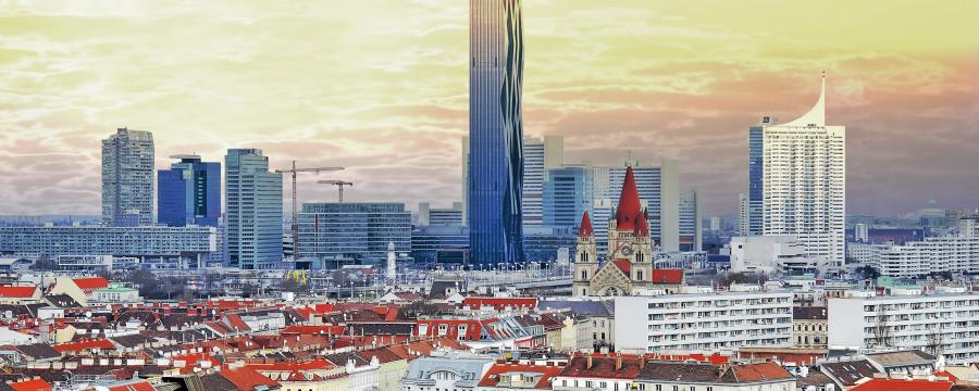 Silhouette von Wien