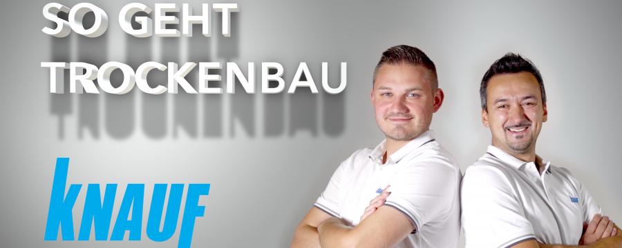 Zwei Männer in weißer Bauarbeiterkleidung