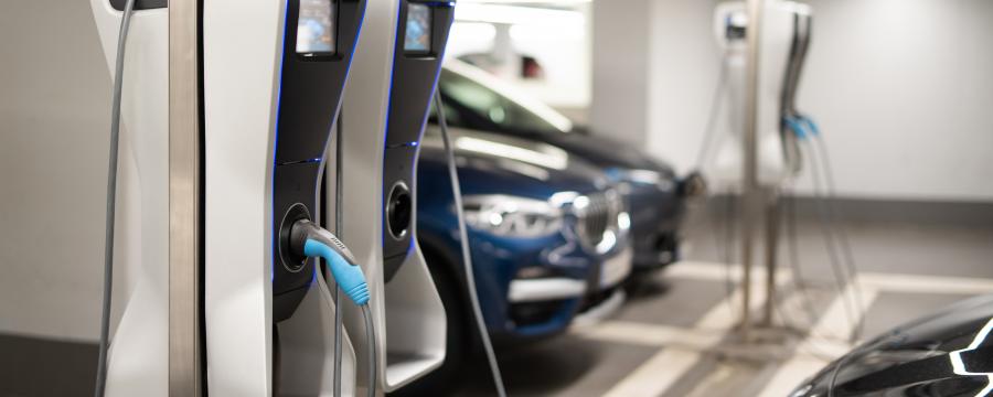 E-Ladestation in Parkgarage