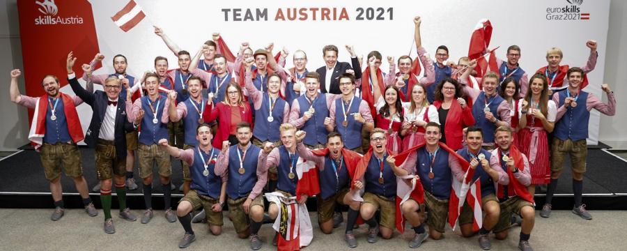 Team Austria bei EuroSkills