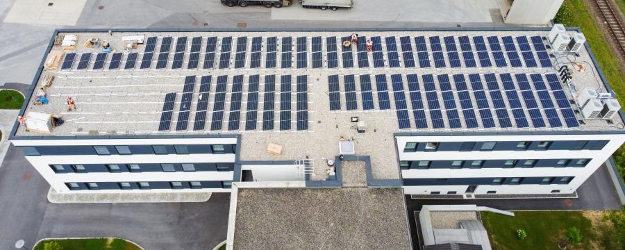 PV-Anlage Vogelperspektive