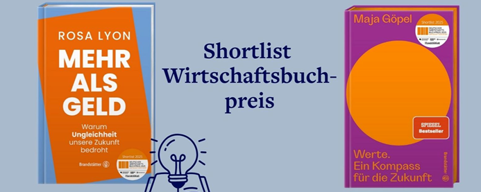 Zwei nominierte Titel des Brandstätter Verlages zum Wirtschaftsbuchpreis 2025
