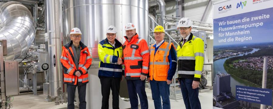 Größte Wärmepumpe der Welt ensteht in Mannheim