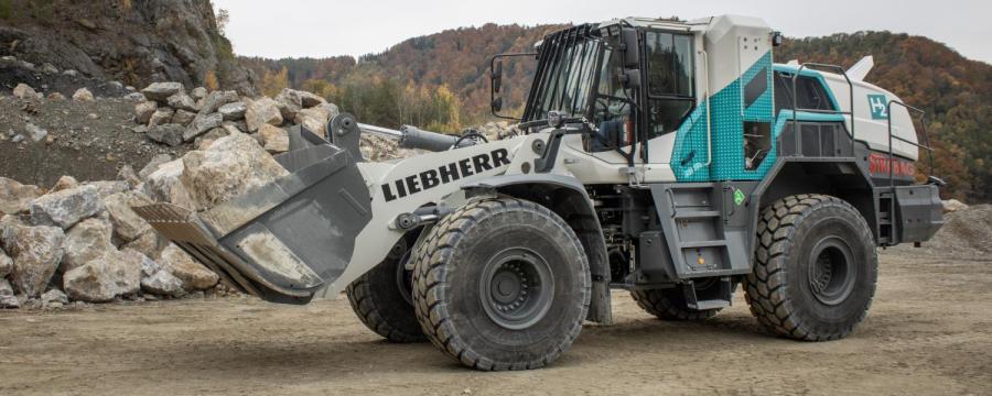 Wasserstoffbetriebener Radlader