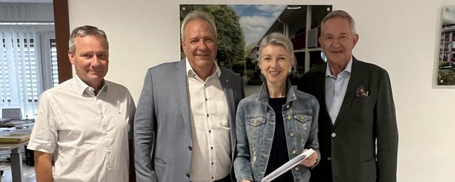 Verbandsobmann KommR Mag. Gehbauer und Vertreter der Kärntner Gemeinnützigen trafen Wohnbaulandesrätin LHStv.in Dr.in Gaby Schaunig.